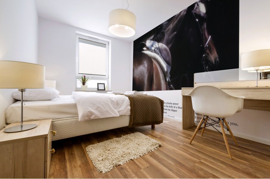 I OFFER YOU A HORSE Mural print