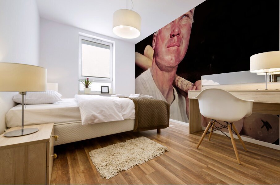 Brooklyn Dodger Duke Snider Mural print