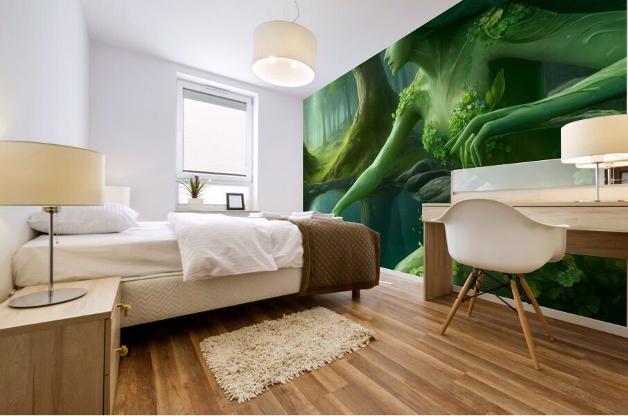 My green life Mural print