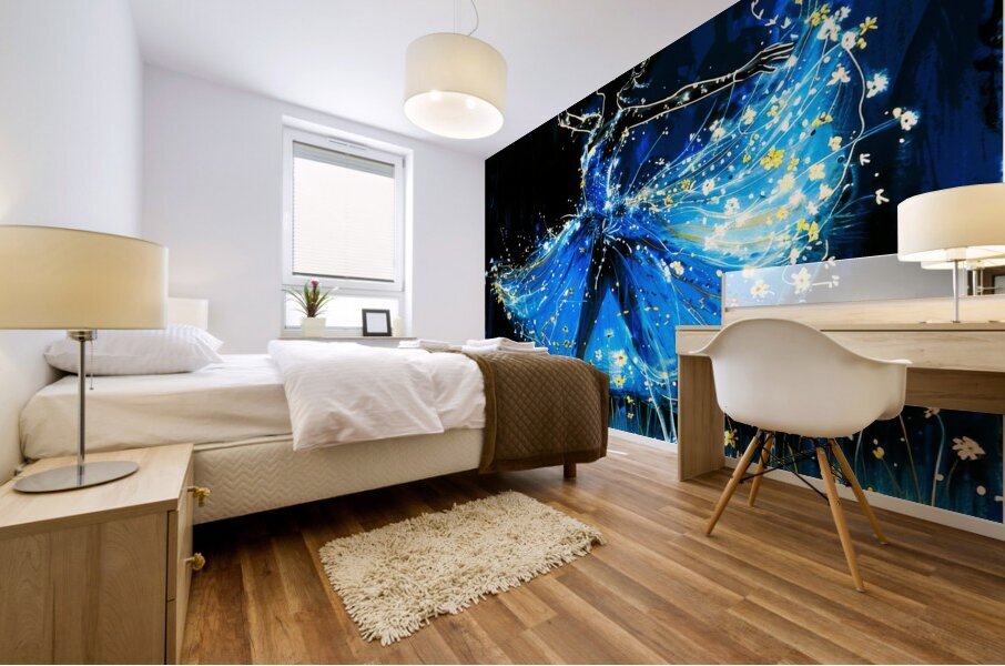 Ethereal Essence - Ballerina Magical Mural print