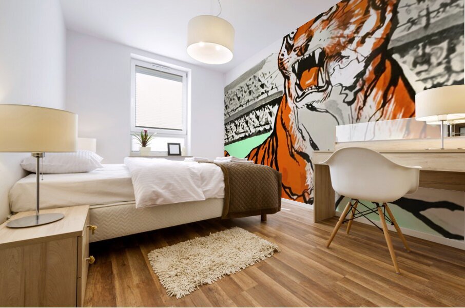 1959 Detroit Tigers Art Mural print
