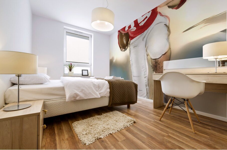 Billy Vessels Oklahoma Heisman Winner Mural print