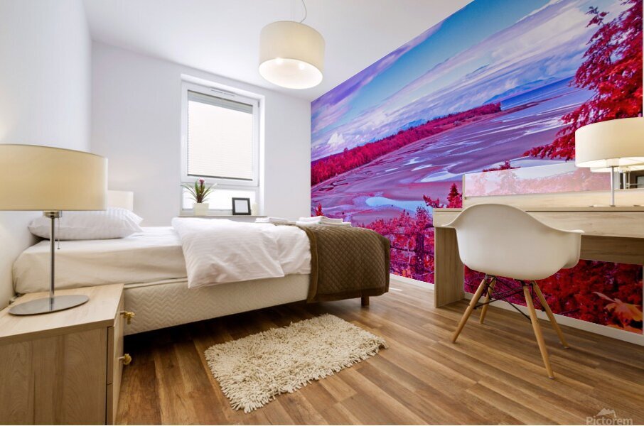 Kye Bay In Infrared Mural print