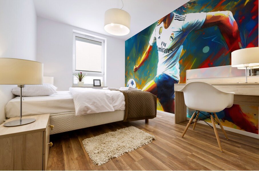 Real Madrid Womens Soccer Art Mural print