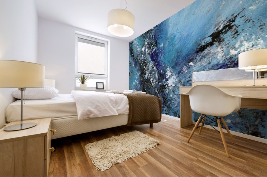 Ocean Abstract Art Mural print