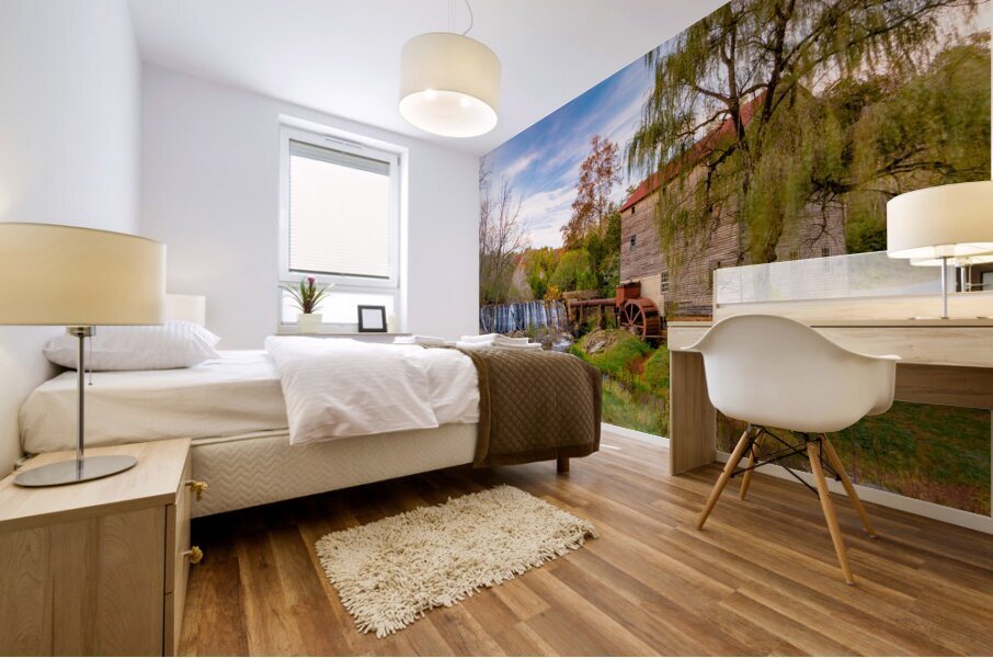 Brightwell Mill Amherst County Virginia Landscape Mural print