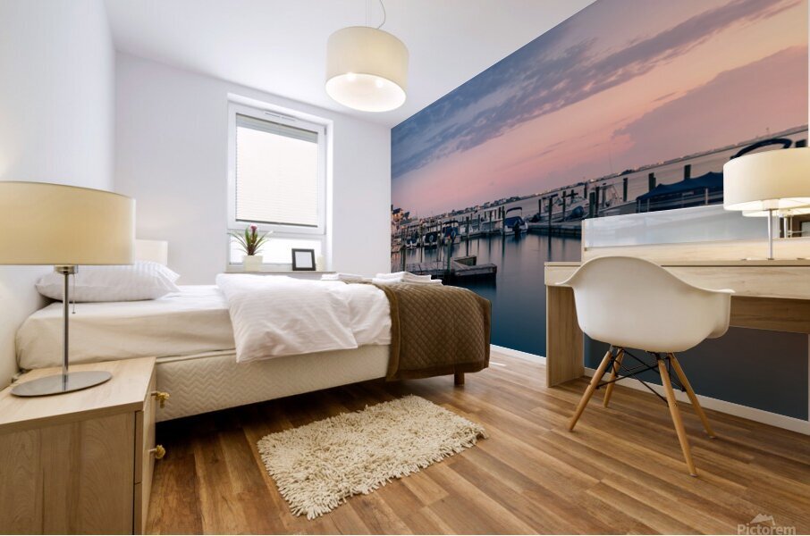 Greater Wildwood Yacht Club Sunset Mural print