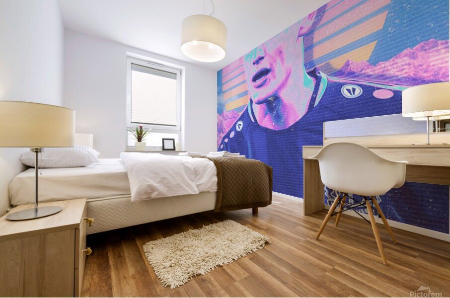 Retro Florian Wirtz Poster Mural print