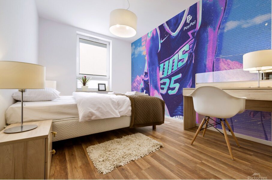 Retro Kevin Durant Poster Mural print