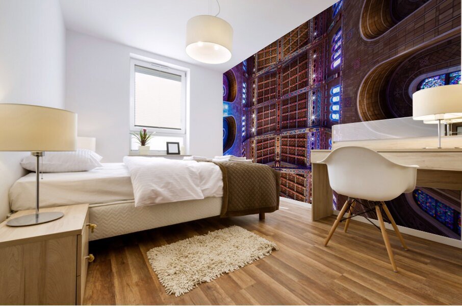 Temple Emanuel  New York City Mural print