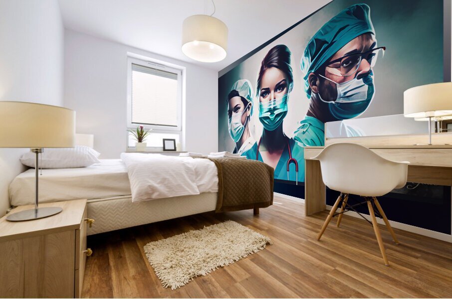 Nurses On Patrol Mural print