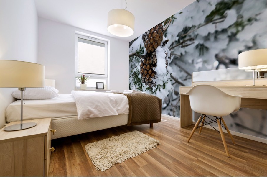 Pinecone  Mural print