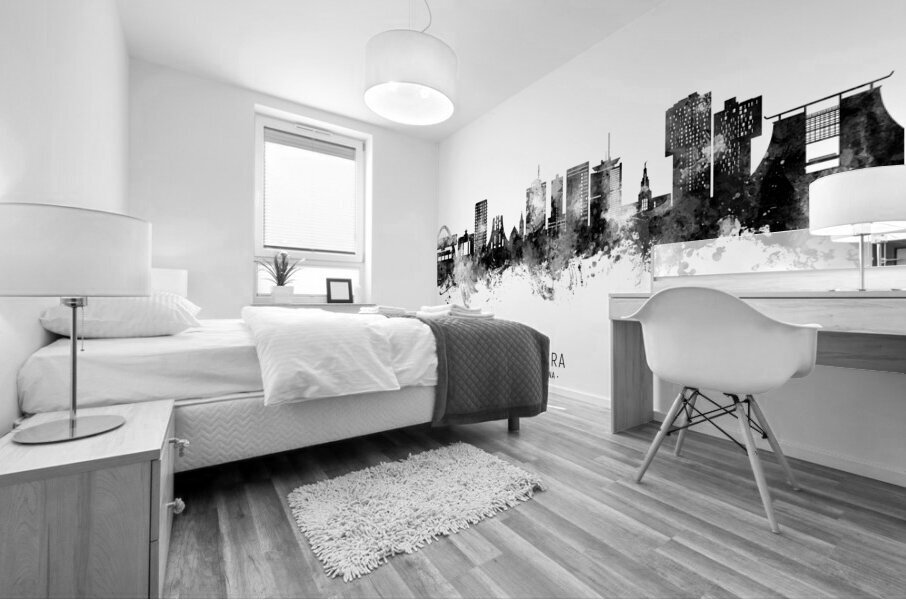 Accra Ghana Skyline Mural print