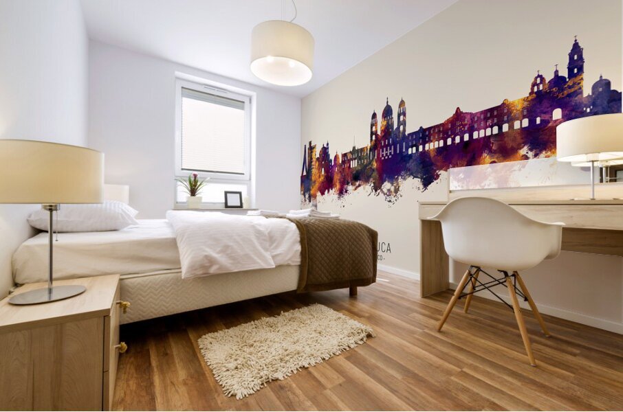 Toluca Skyline Mexico Mural print