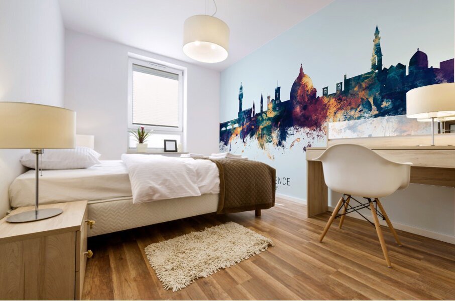 Florence Italy Skyline Mural print