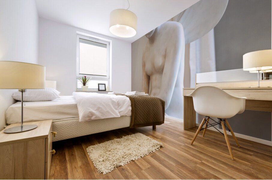 Psyche Abandoned by Pietro Tenerani 1819 Carrara marble - the  Mural print