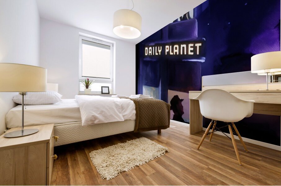 Daily Planet Building  Mural print