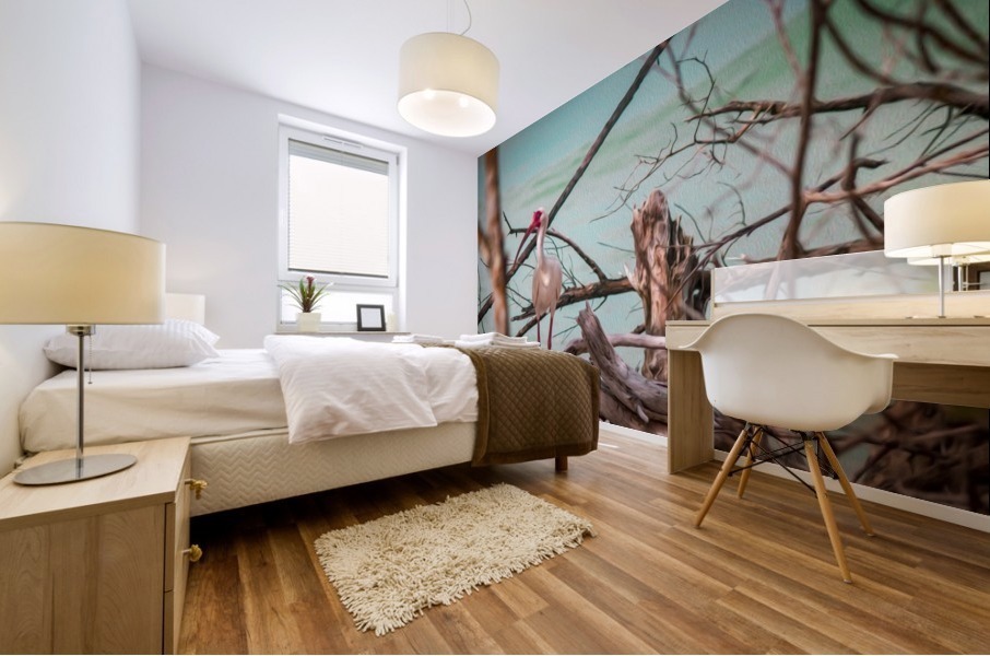 Ibis- oil painting Mural print