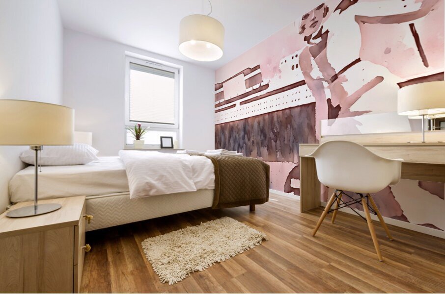 1920s Travel Art Mural print