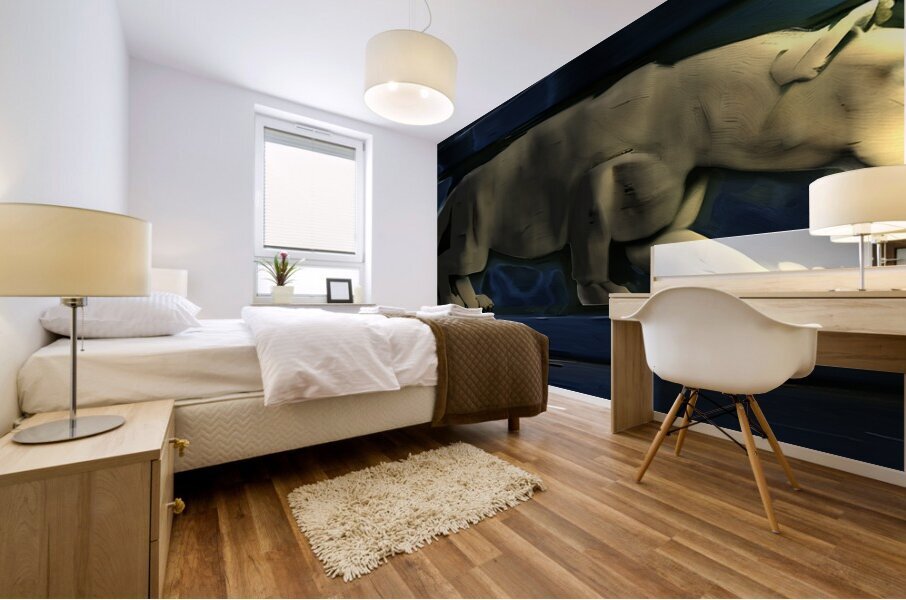 Vintage Penn State Nittany Lion Remix Mural print