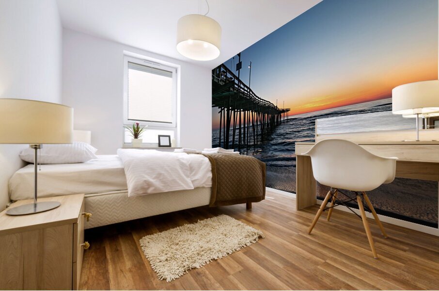Nags Head  OBX Pier Sunrise  Mural print