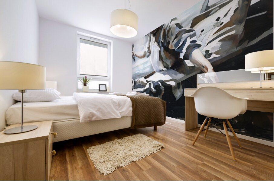 1907 Her First Catch of the Season Mural print