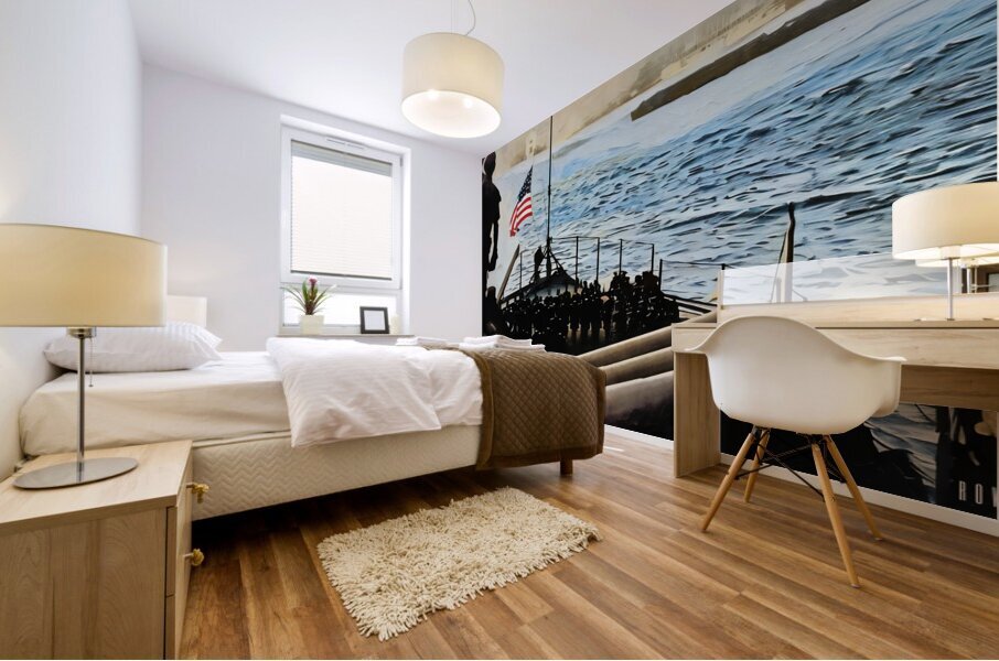 Commissioning the USS Arizona  Mural print