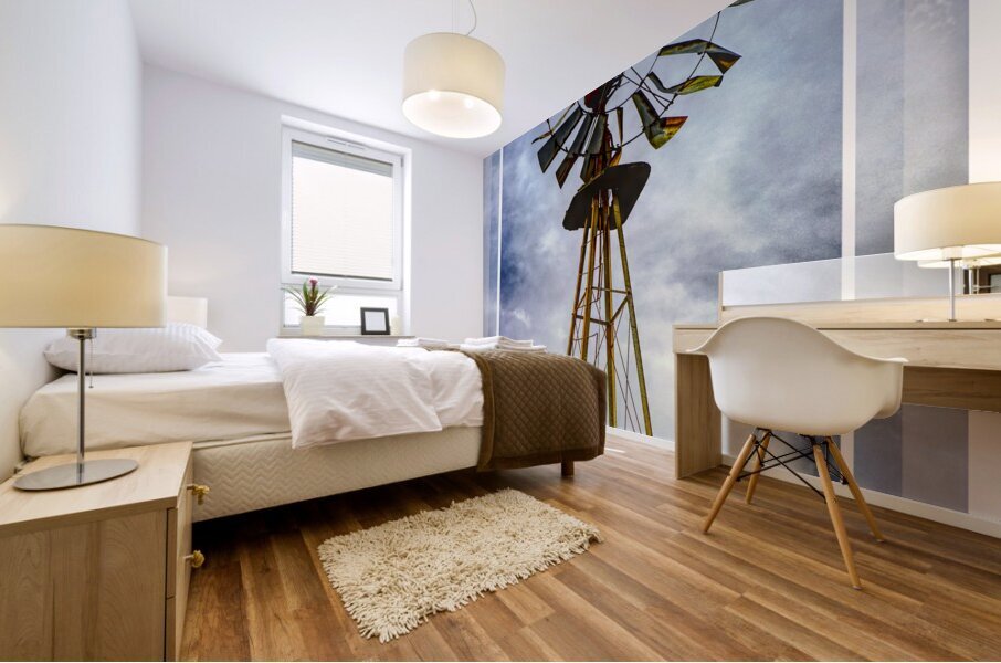 Rockville South Carolina  Windmill Mural print