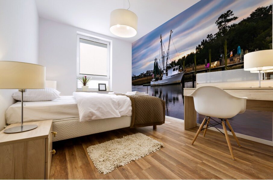 McClellanville South Carolina Shrimper Mural print