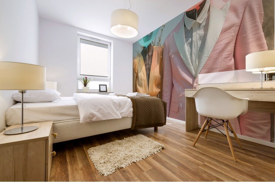 Pastel Harmony Mural print