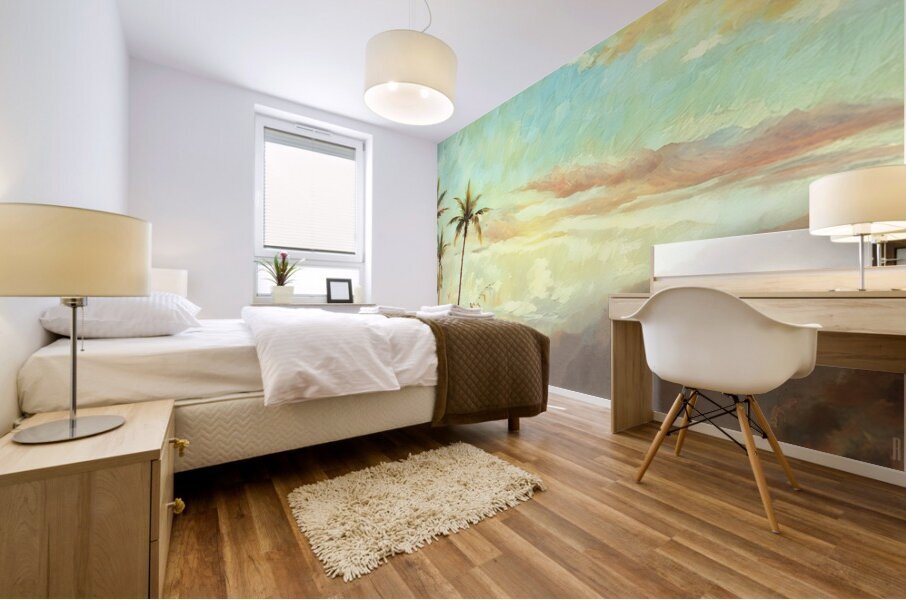 1856 St. Thomas Remix Art Mural print