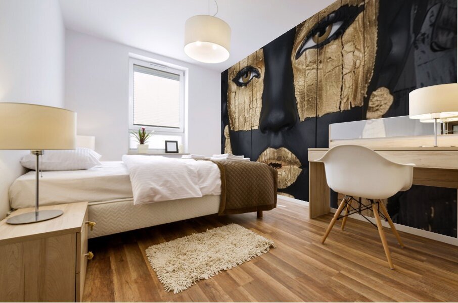 Golden Empress Mural print