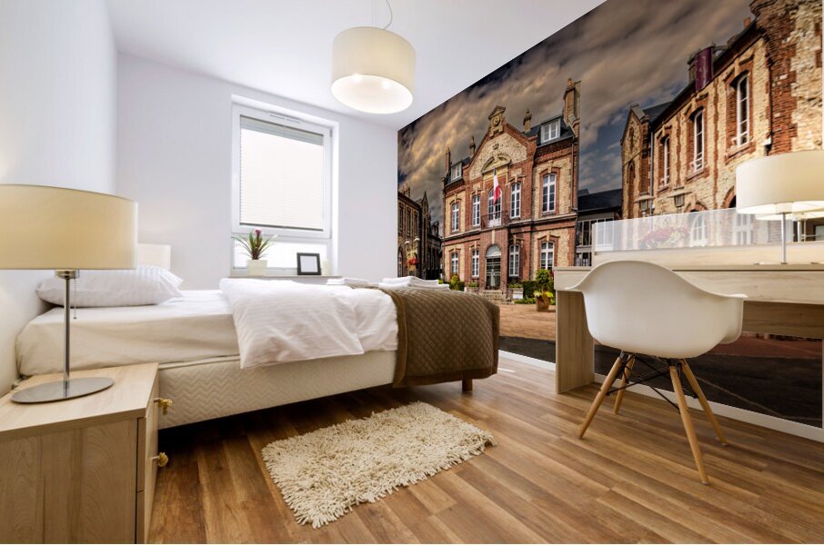 Houlgate Normandy France Town Hall Mural print