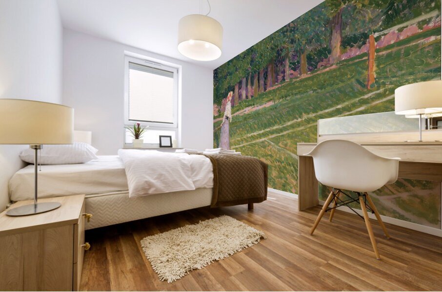 Tennis at Hertingfordbury Spencer Frederick Gore Mural print