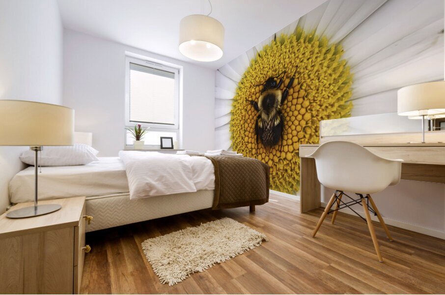 Bumble in the Middle - Maine Botanical Wall Art Mural print