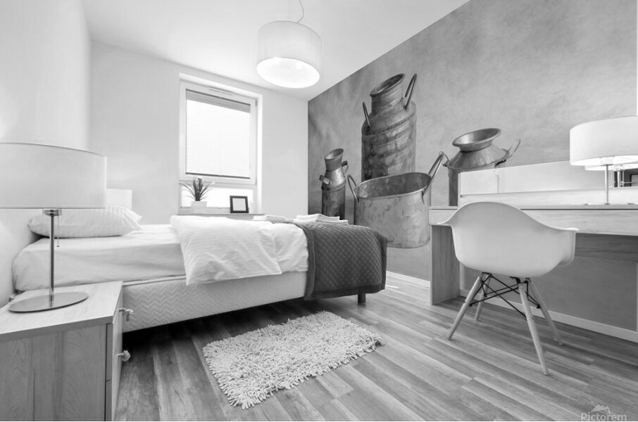 Four Tins Mural print