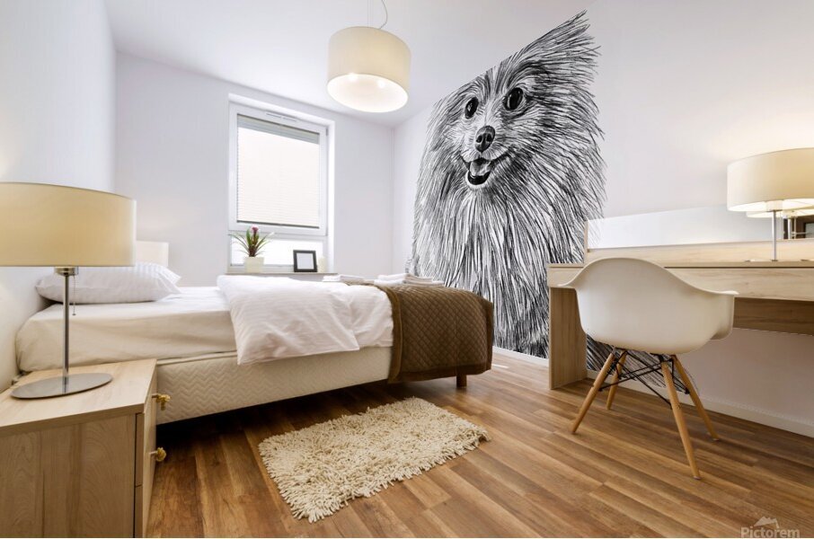 dog pencil 2408203 Mural print