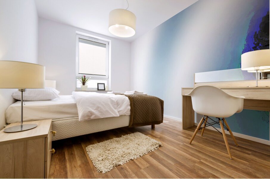 Cool Soft Abstract Mural print