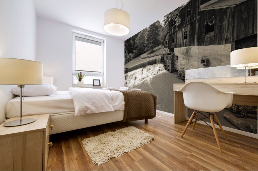 West Virginia Cotton Hill Mill Mural print