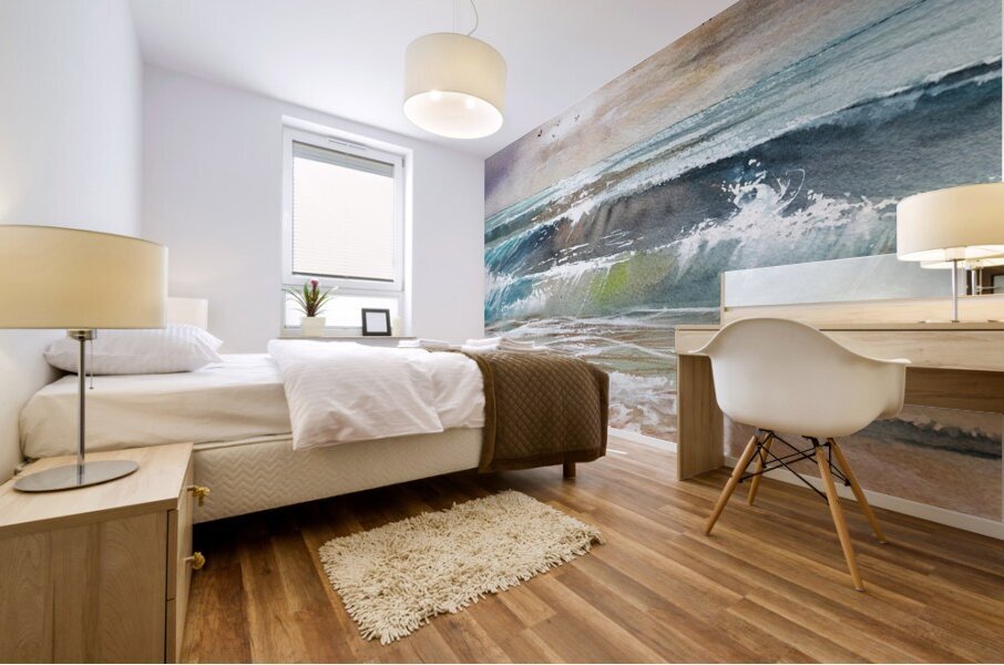 A Florida beach early in the Morning Mural print