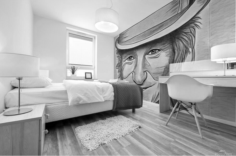 Robin Williams charcaol drawing 2408238 Mural print