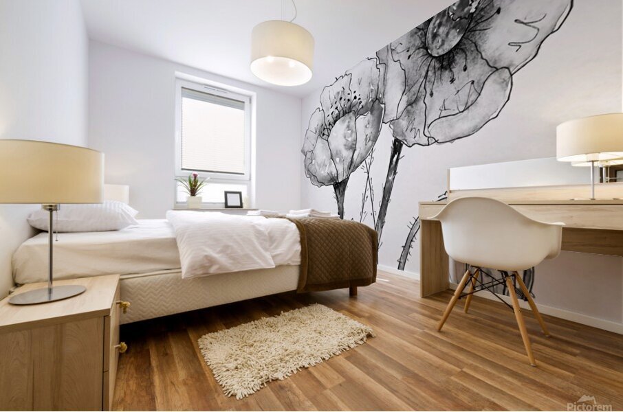 ArtX 17 poppies real Mural print
