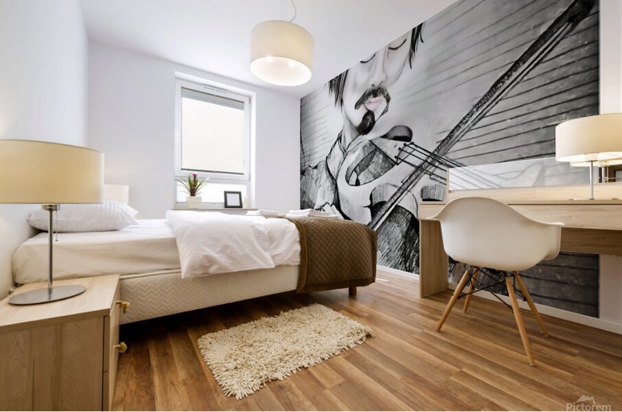 Art 11 violinist Mural print