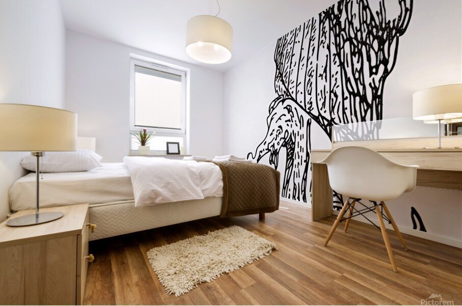 eagle Mural print