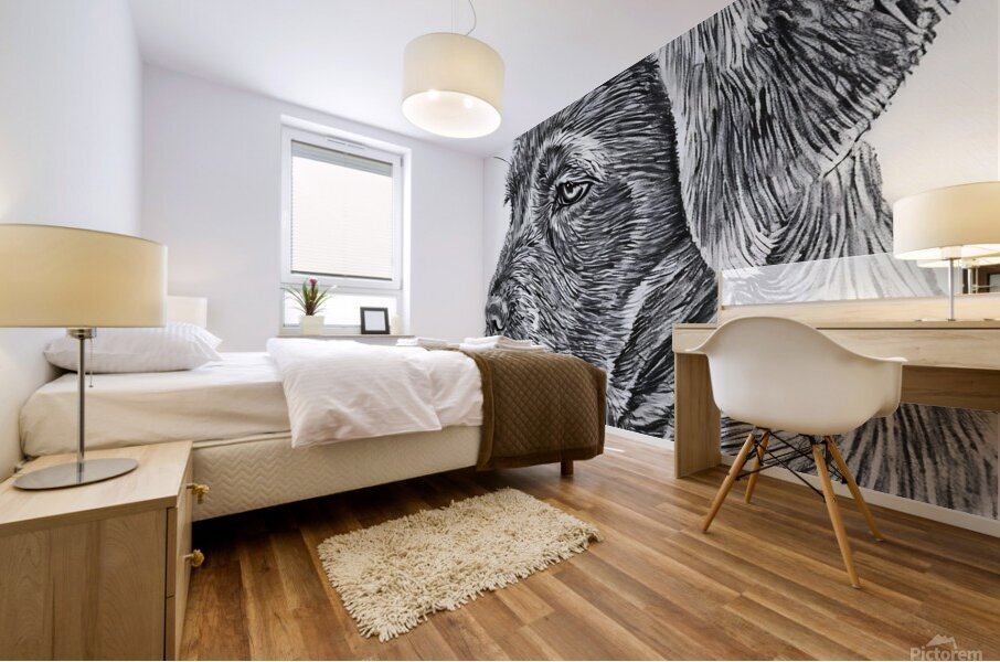 dog 11 Mural print