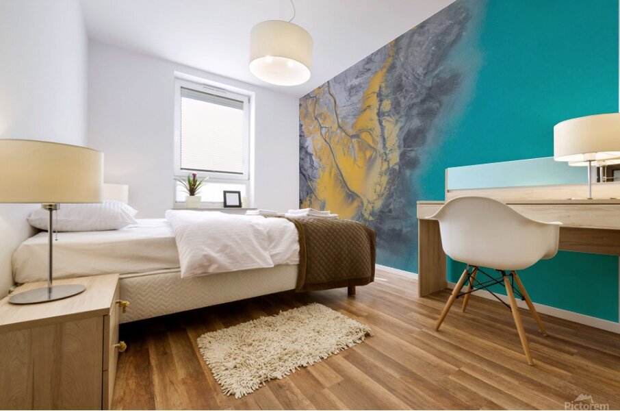 Erosions Embrace Mural print