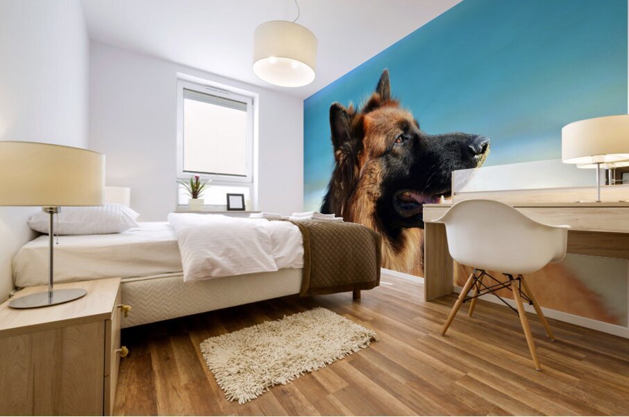 German Shepherd Dog Mural print