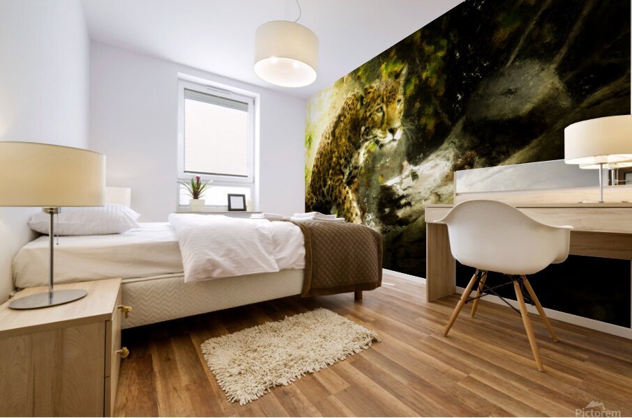 Pat The Cat Painting Mural print