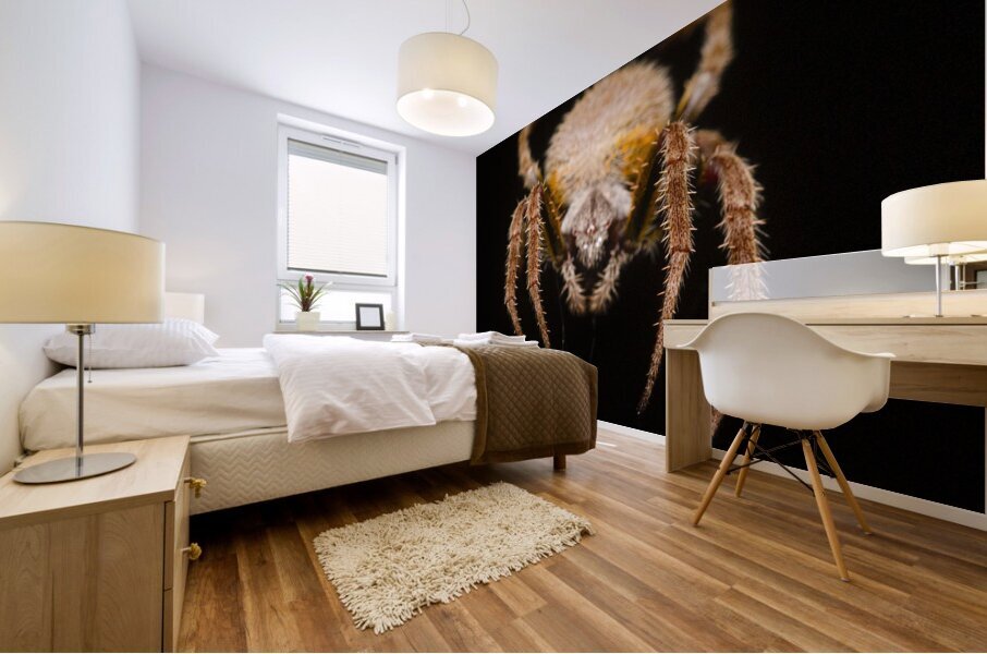 The Nocturnal Architect Mural print