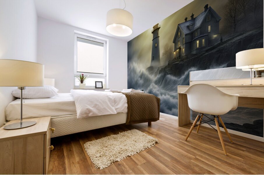 CRASHING WAVES Mural print